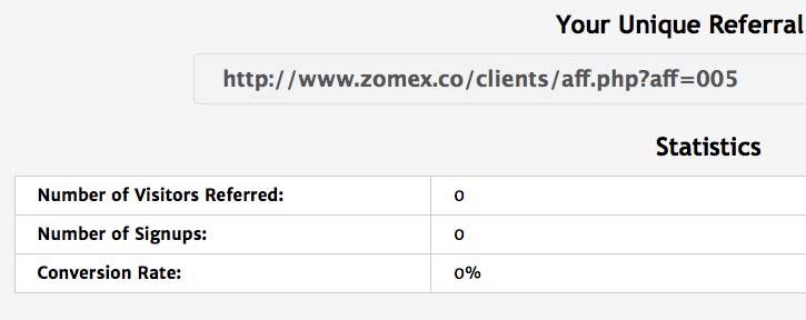 affiliate program link